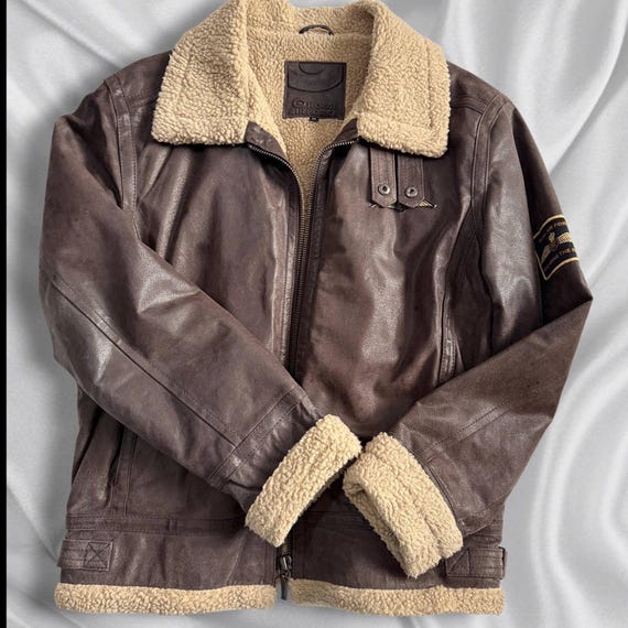 Raf Mess Jacket RAF Aviator B3 Bomber Jacket - Men's Brown Leather Sh… - Gem