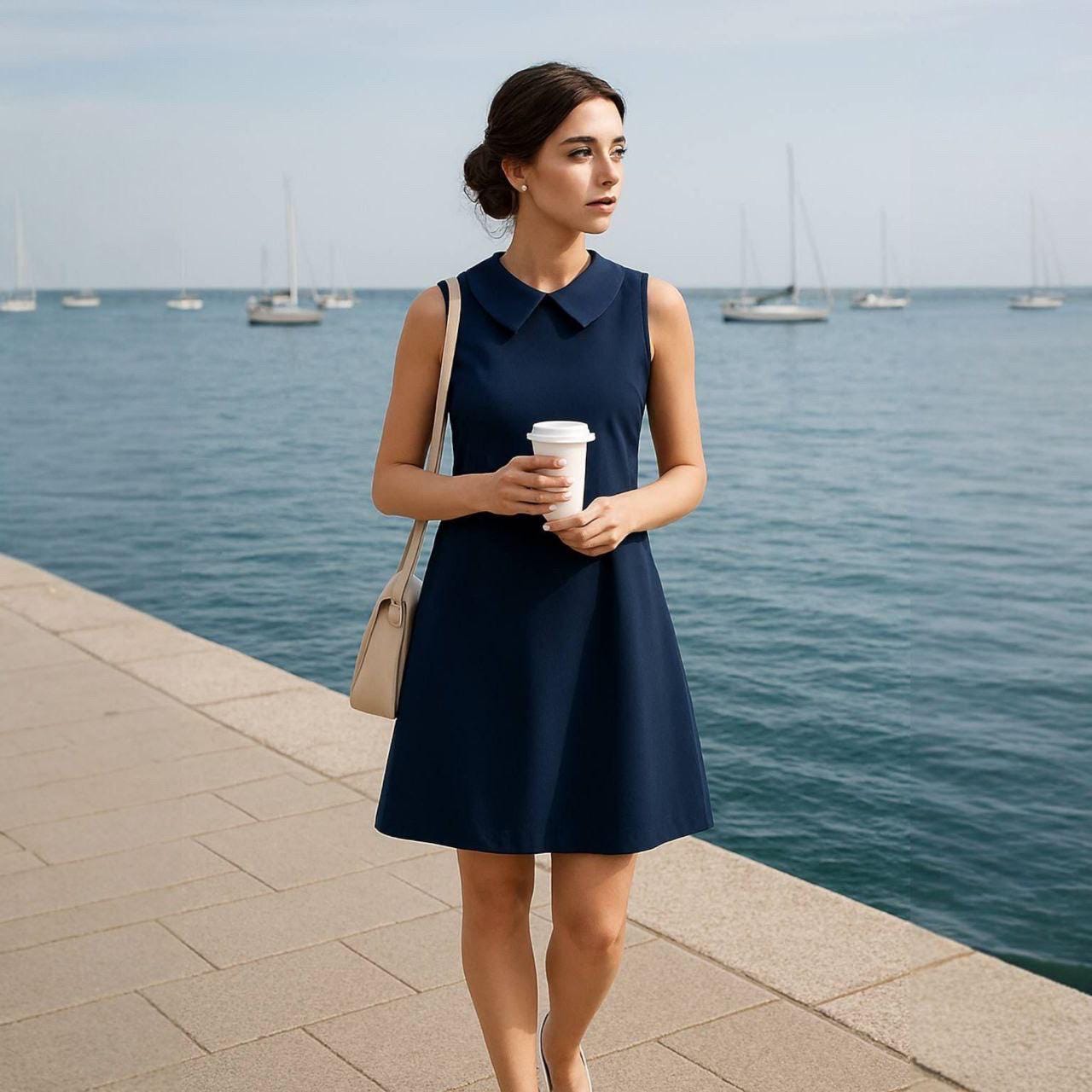 teal and navy blue dress Bell by Alicia Bell Green Navy Clara Mini Dress Green Navy / M