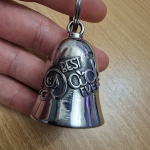 Guardian Bell Dad, Best Dad Ever Glocke, exklusive Motorrad Glocke, Biker Glocke, Motorrad Schutzglocke, Schlüssel Glocke