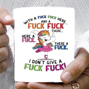 Einhorn f * ck F * ck hier Becher, Biker personalisierte Becher, Reiter Becher, Biker Becher, lustige Tassen, Motorrad Becher