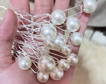 Bridal Pearl Hair Pins 18pcs - Wedding Hair Accessories Set