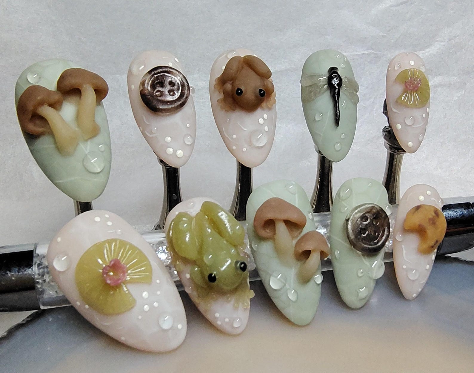 Toad Nails Frog and Toad Are Friends Inspired Press on Nails - Etsy
