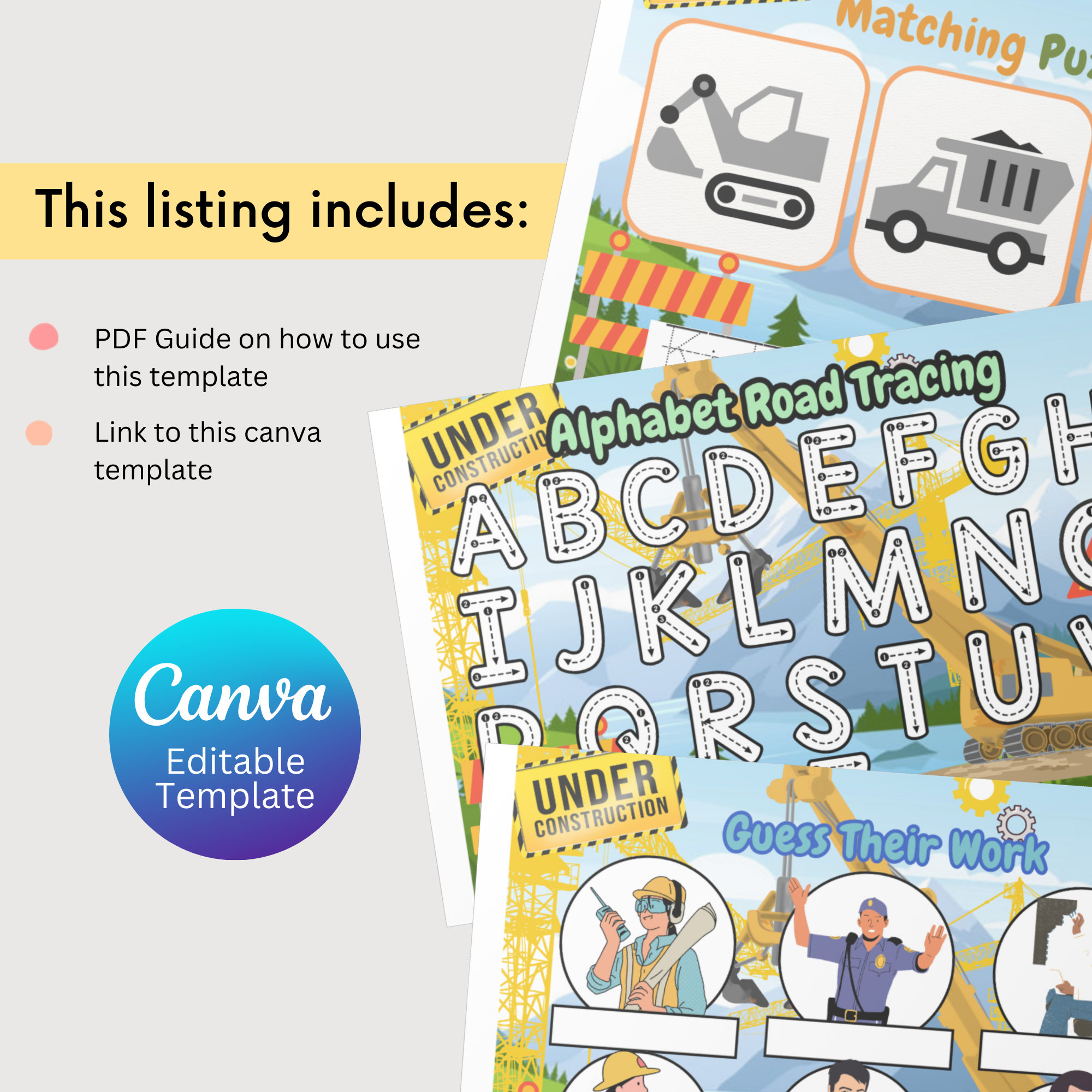 Busy Book Printable for Toddlers Canva Editable Busy Book Template ...