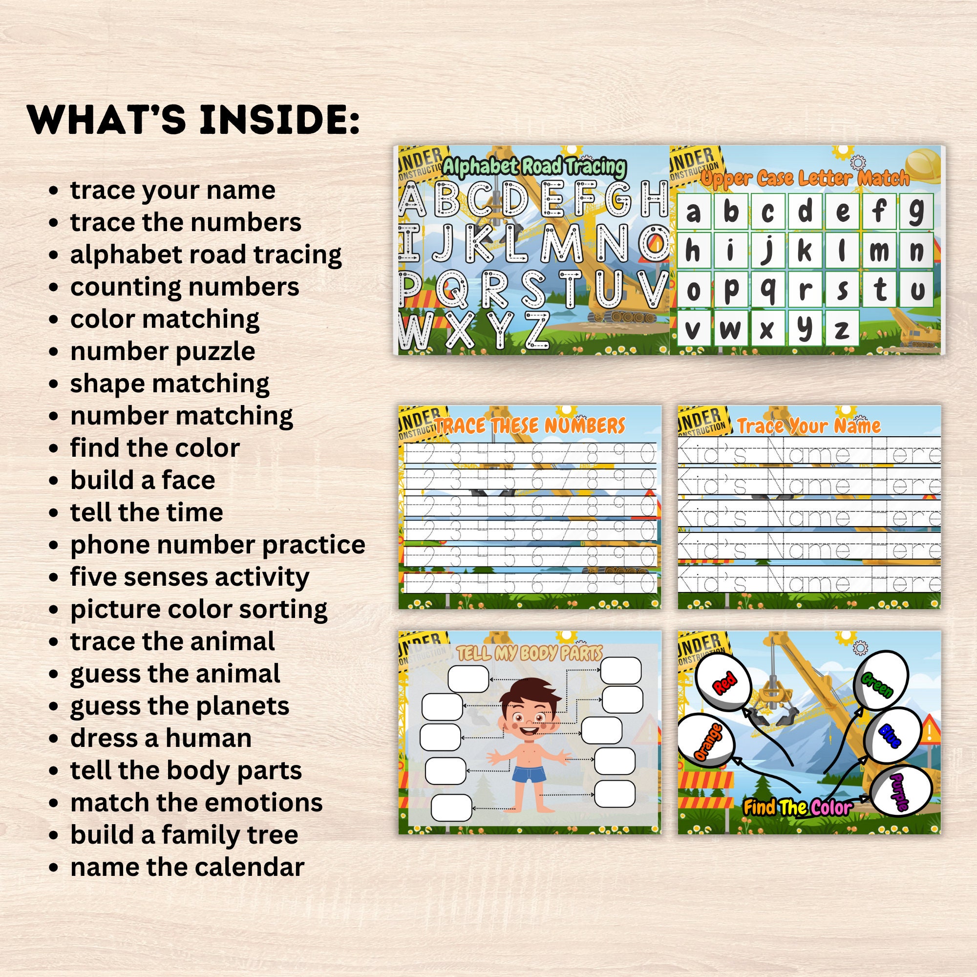 My Name Tracing Custom Canva Sheet