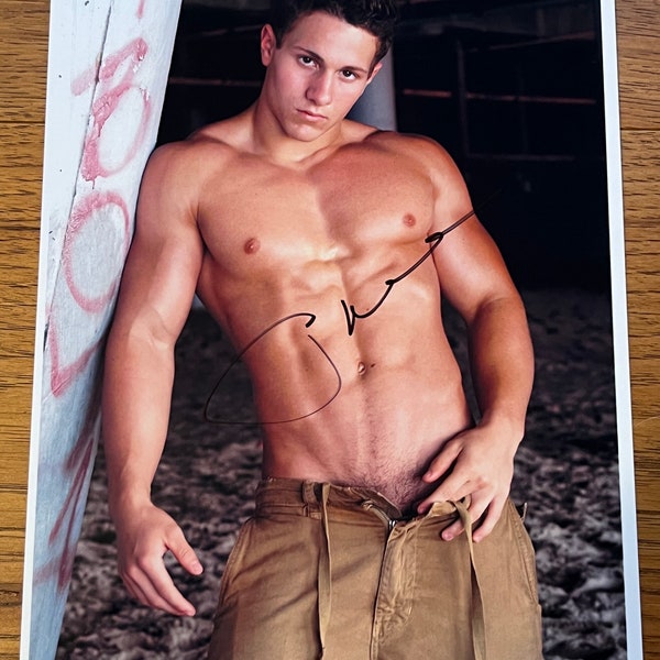 Todd Morgan Gay Adult Male Nude Autographed Hand Signed Photo