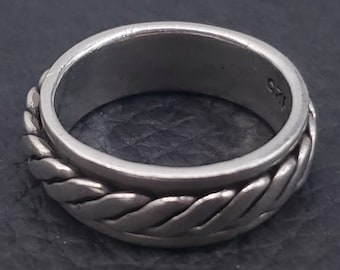 Tiffany & Co Bamboo Ring Size 5.5 Sterling Silver Minimalist