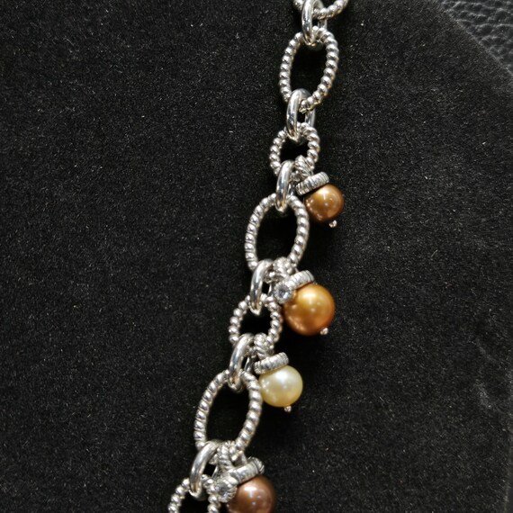 925 Solid Sterling Silver Judith Ripka Dangle CZ … - image 6