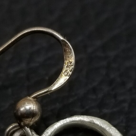 Vintage 925 Sterling Silver Dangling Celtic Heart… - image 3