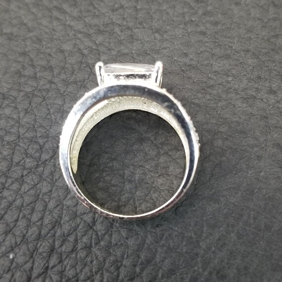 Vintage 925 Solid Sterling Silver Triple Band Pri… - image 6