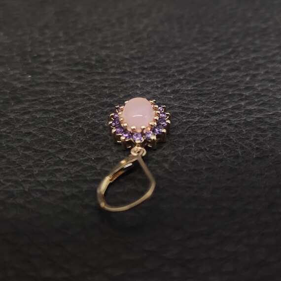 Vintage 925 Solid Sterling Silver Single Rose Qua… - image 4