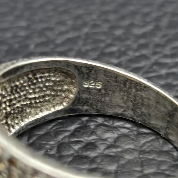 Vintage 925 Solid Sterling Silver Open Filigree C… - image 6