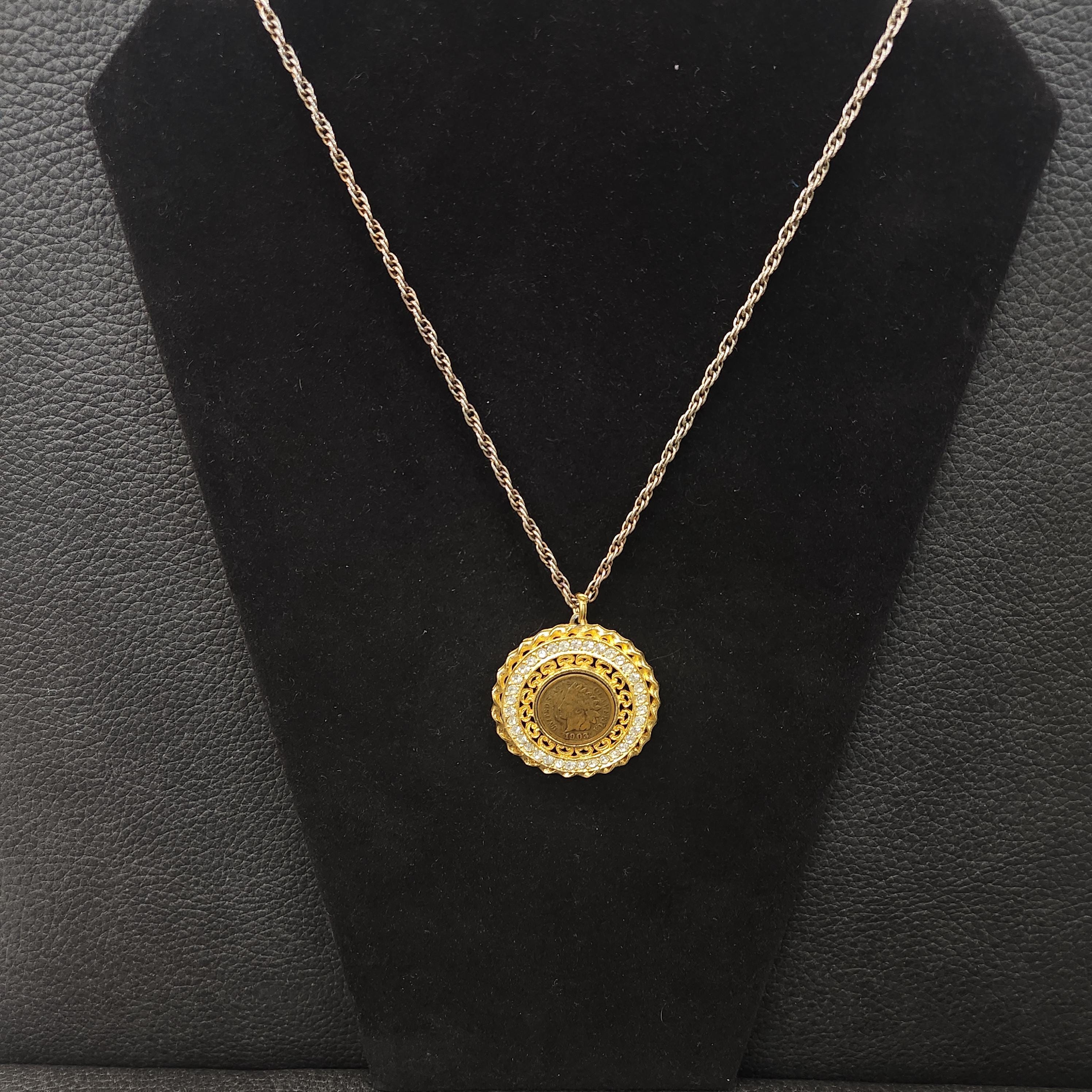 1903 Penny Pendant - Etsy