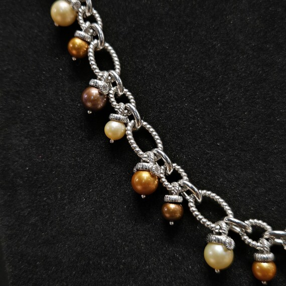 925 Solid Sterling Silver Judith Ripka Dangle CZ … - image 4