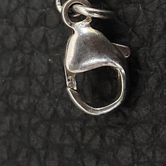 Vintage 925 Solid Sterling Silver Hammered Geomet… - image 5