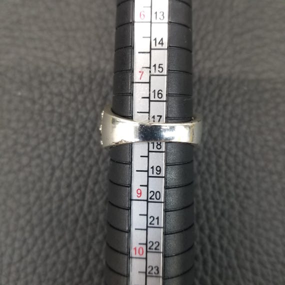 Vintage 925 Solid Sterling Silver Triple Band Pri… - image 8