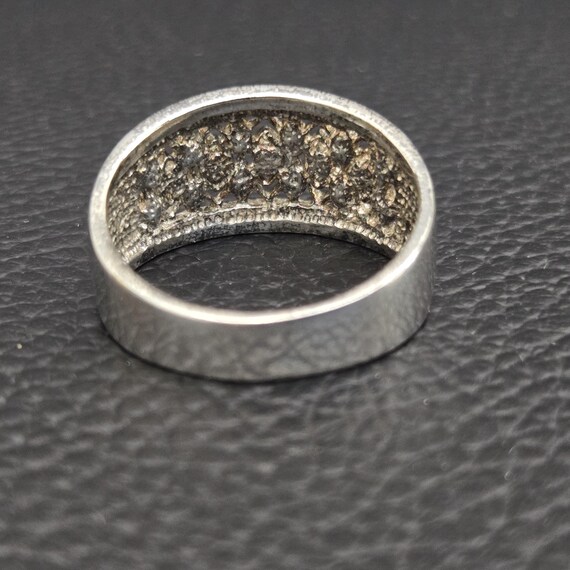 Vintage 925 Solid Sterling Silver Open Filigree C… - image 3