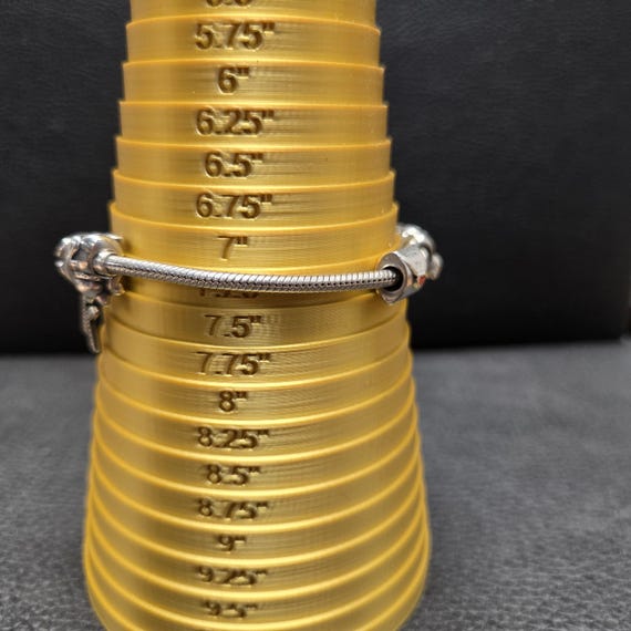 925 Solid Sterling Silver Pandora Bangle Charm Br… - image 9