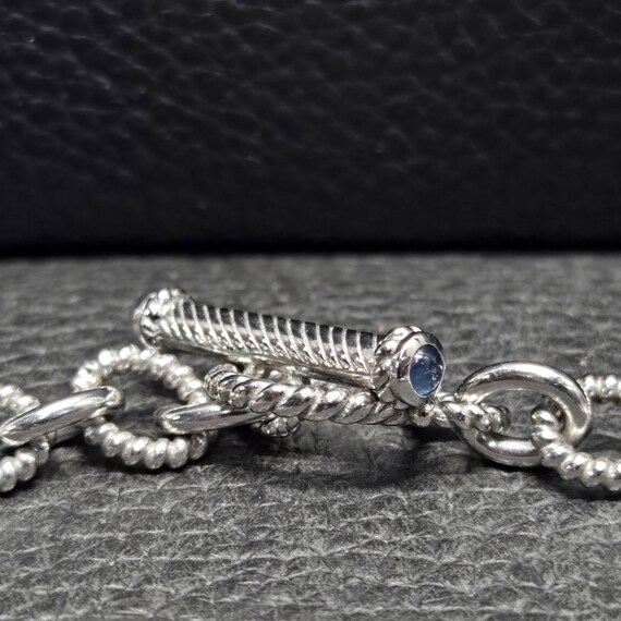 925 Solid Sterling Silver Judith Ripka Dangle CZ … - image 11