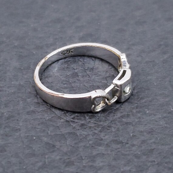 Vintage 925 Solid Sterling Silver Centered Round … - image 1