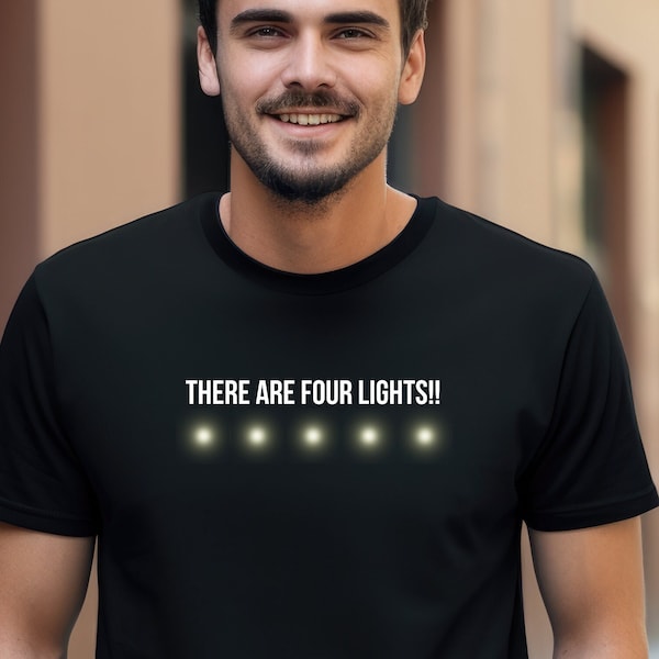 Star Trek T-Shirt There Are Four Lights, Star Trek, Picard, Star Trek TNG