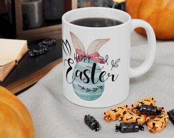 Tasse en céramique de Pâques, 11oz', cadeau de Pâques, cadeau pour elle, cadeau pour elle, célébration de Pâques