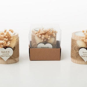 Bulk Wedding Favors for Guests, Wood Favors Candles, Rustic Wedding Favor, Bridal Shower Favors