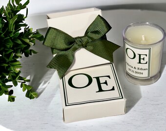 Wedding Favor Candle, Gift Box, Mini Candles, Cheap Wedding Favors, Engagement Gifts