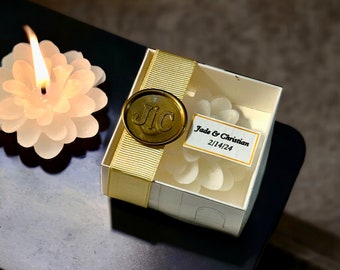 Wedding Favor Candle, Elegant Gift Box, Mini Candles, Cheap Wedding Favors, Wedding gift