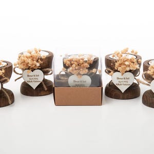 Bulk Wedding Favors for Guests, Wood Favors Candles, Rustic Wedding Favor, Bridal Shower Favors