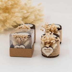 Bulk Wedding Favors for Guests, Wood Favors Candles, Rustic Wedding Favor, Bridal Shower Favors