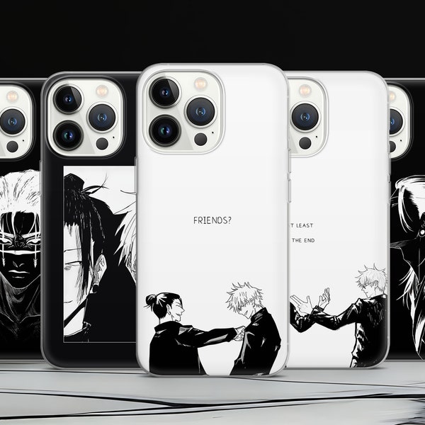 JUJUTSKU KAISEN Gojo Satoru Geto Suguru JJK Phone Case. Fits iPhone 15 Pro Max, Pro, 14 , 13 , 12, 11. Samsung S24+ S24 S23 S22 S21