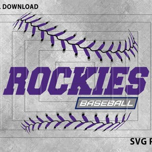 Colorado Baseball Svg, Colorado Baseball Design Svg files for Cricut