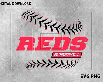 Cincinnati Baseball Svg, Cincinnati Baseball Design Svg files for Cricut