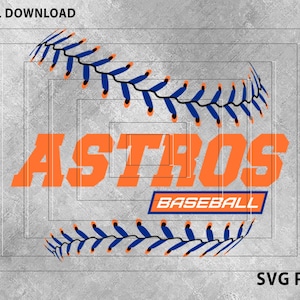 Houston Baseball Svg, Houston Baseball Design Svg files for Cricut