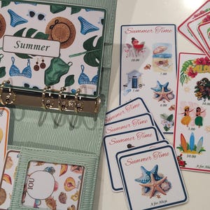 PDF Minibox zomerseizoen | 2 trackers met 10 minikaarten, scratch-off, dashboard en betalingsbewijs | Seizoensuitdaging | Uitdaging om dozen te bewaren