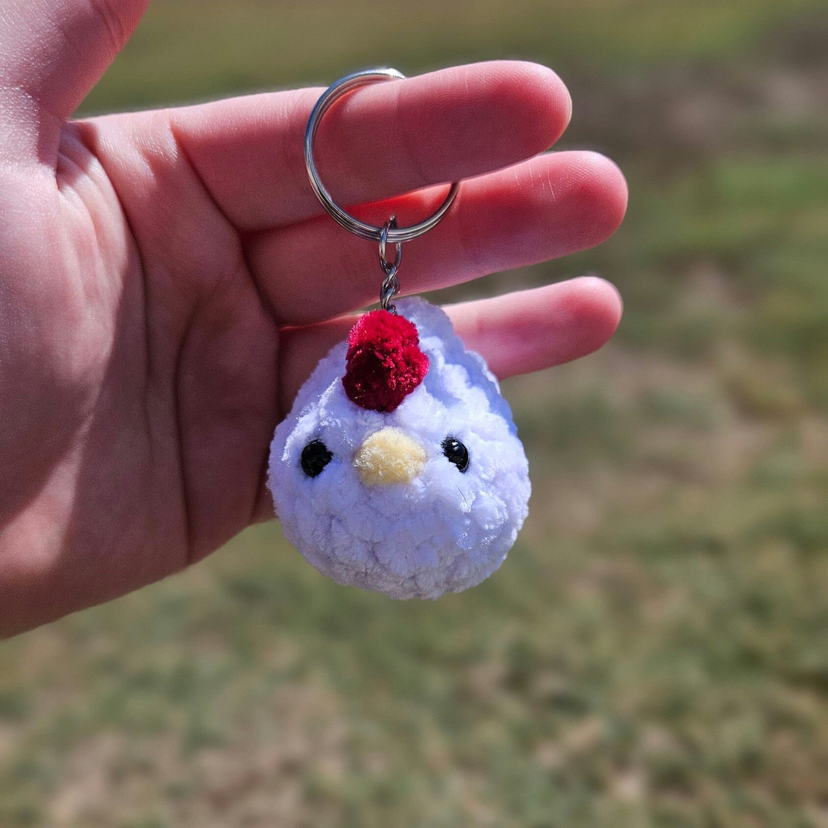 Crochet Chicken Keychain | Keyring | Handmade | Custom | Baby Chicken ...