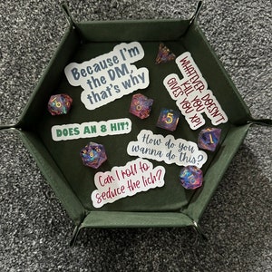 RPG Sticker Bundle | RPG Quote Stickers | Role Play Stickers | Adventure Stickers | Glossy Waterproof Stickers