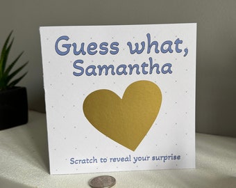 Guess What Surprise Card | Scratch Card | Surprise Card | Surprise Gift | Reveal Card | Reveal Scratch Card
