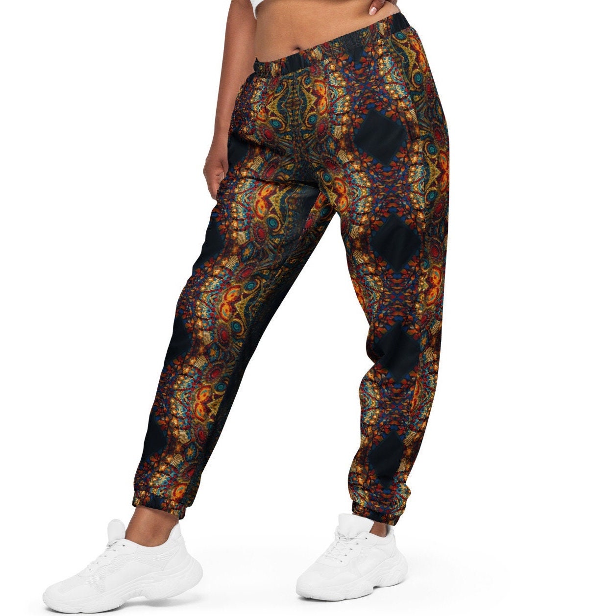 Bailey Snake Print Straight Leg Track Pants