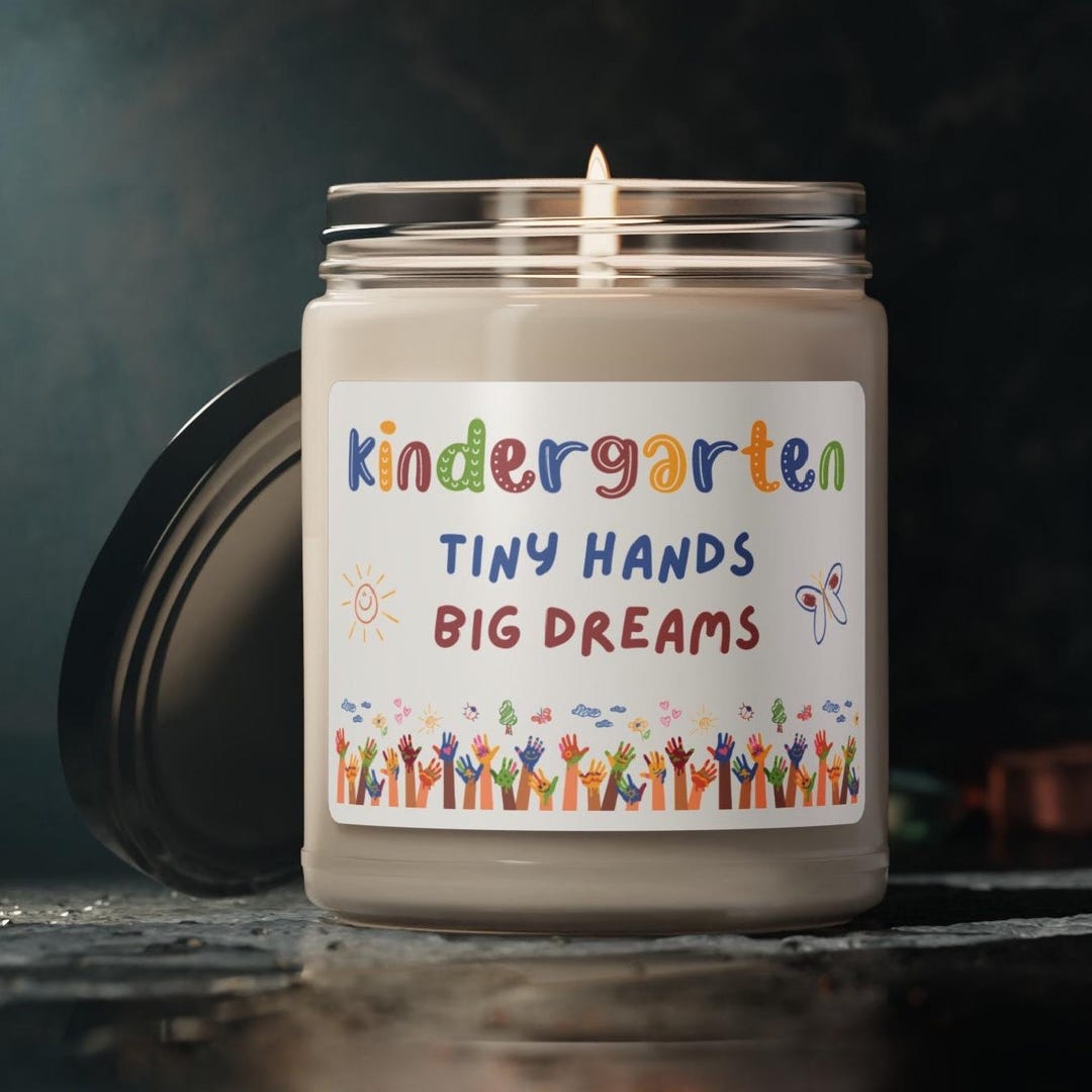 Kindergarten Teacher Candle, Gift for Teacher, Teacher Candle, Teacher ...