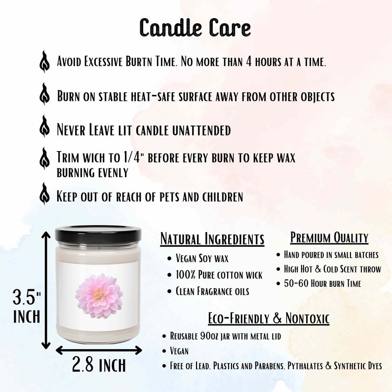 1st Wedding Anniversary Candle First Paper Anniversary 1st Paper