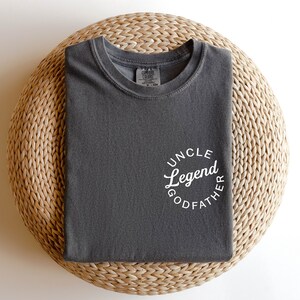 Comfort Colors Onkel-Legende Paten-Shirt, bestes Onkel-Shirt, cooles Onkel-Club-T-Shirt, Vatertagsgeschenk, Schwangerschaftsankündigungs-Shirt für Onkel