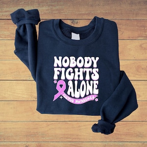 Nobody Fights Alone T-Shirt, Lupus Awareness Sweatshirt, Purple Ribbon Sweater, World Lupus Day Tee, Awareness Against Lupus Shirt