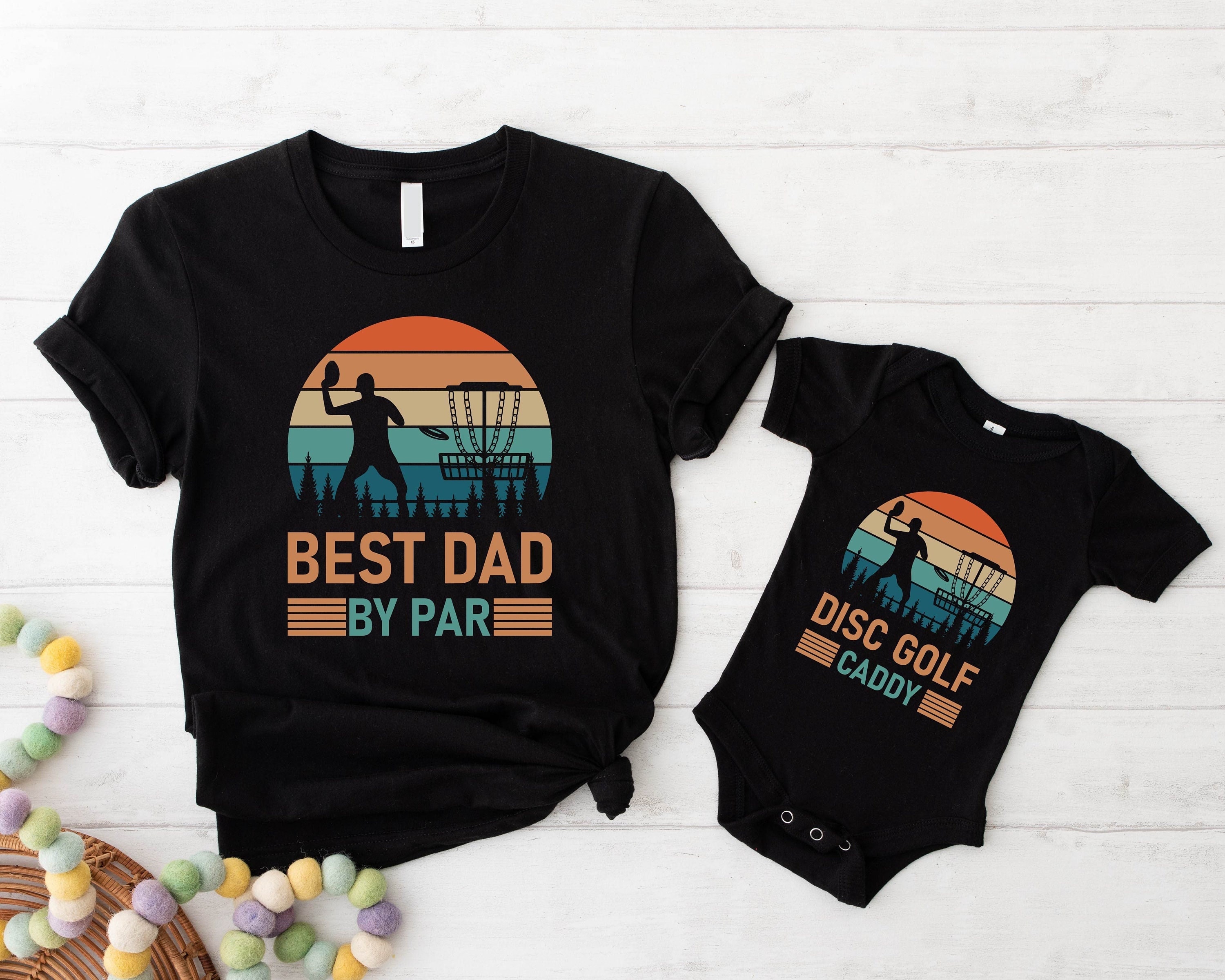 Best Dad By Par Disc Golf Shirt for Men, Disc Golf Dad Tee, Gift for Disc Golfer, Disc Golf Mens Shirt, Toddler Disc Golf Shirt,Frisbee Golf