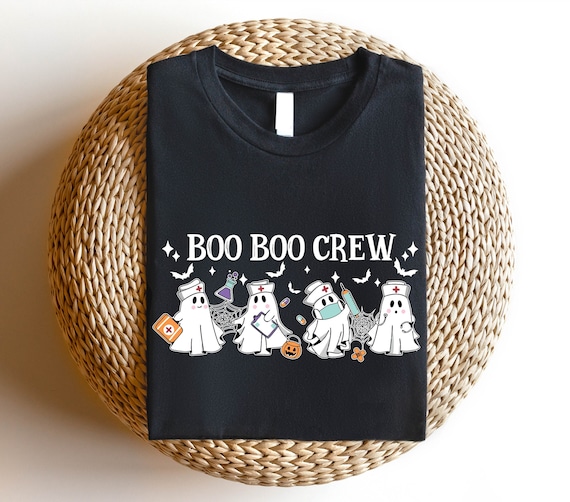Boo Boo Crew Shirt, Halloween Nurse Shirt, Boo Boo Ghost Nurse T-Shirt, Cute Nurse Squad Halloween Shirt, Halloween RN Shirt, Nursing Shirt