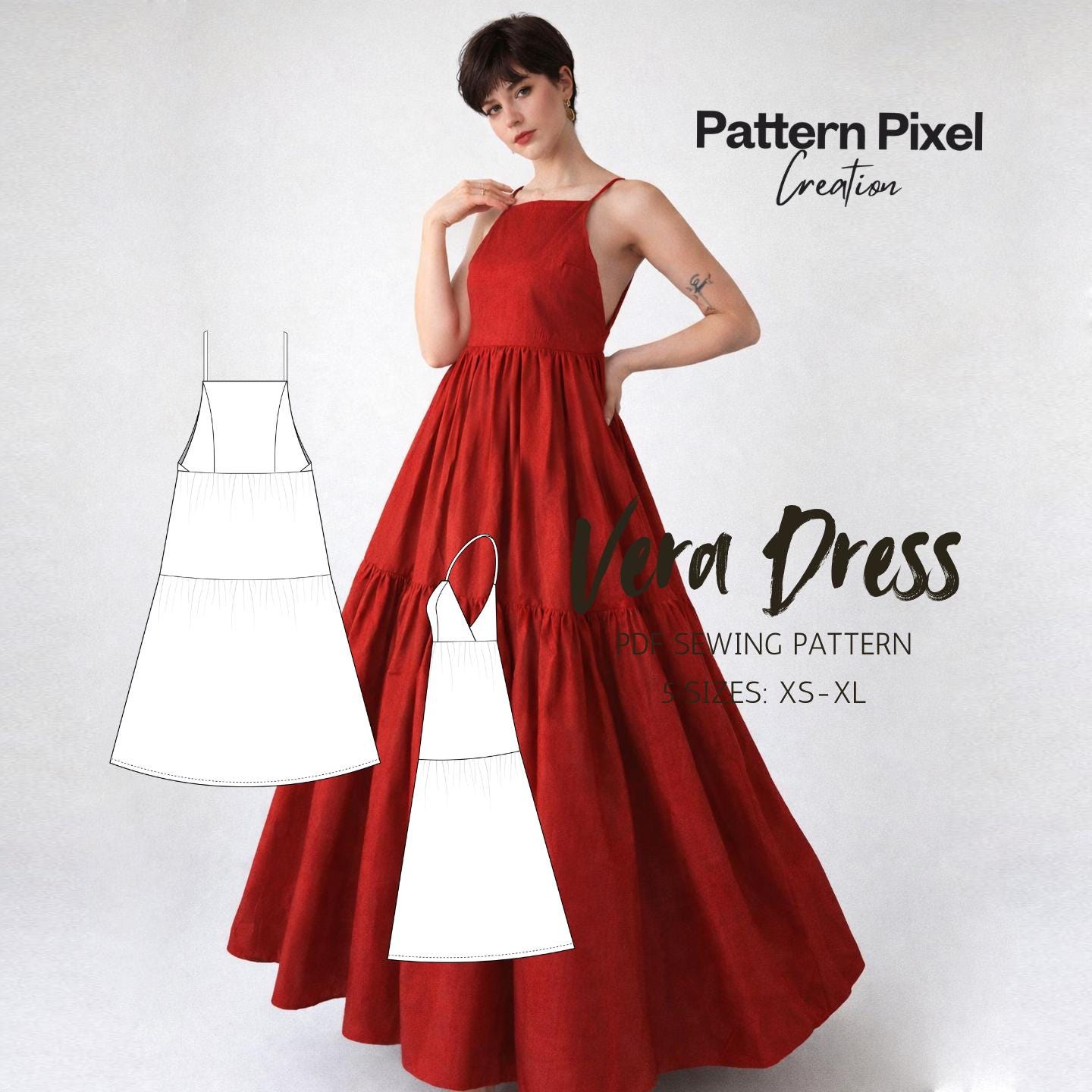 Layered Tiered Dress - Etsy