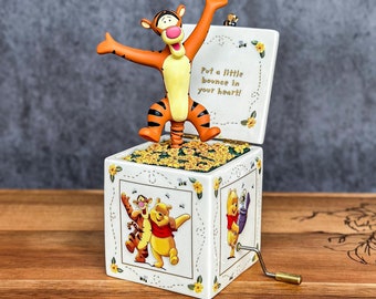Vintage Arleigh Elliot Disney Winnie the Pooh Tigger Porcelain
