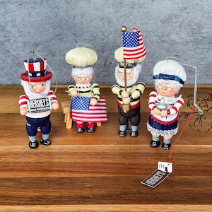 Vintage Americana Hershey&#39;s Elf Christmas Ornaments - Set of 4