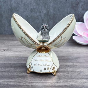 Faithful Friends Heirloom Porcelain Musical Egg by Ardleigh Elliott - Plays &quot;You&#39;ve Got A Friend&quot; Collectible Musical Box Vintage Gift Idea