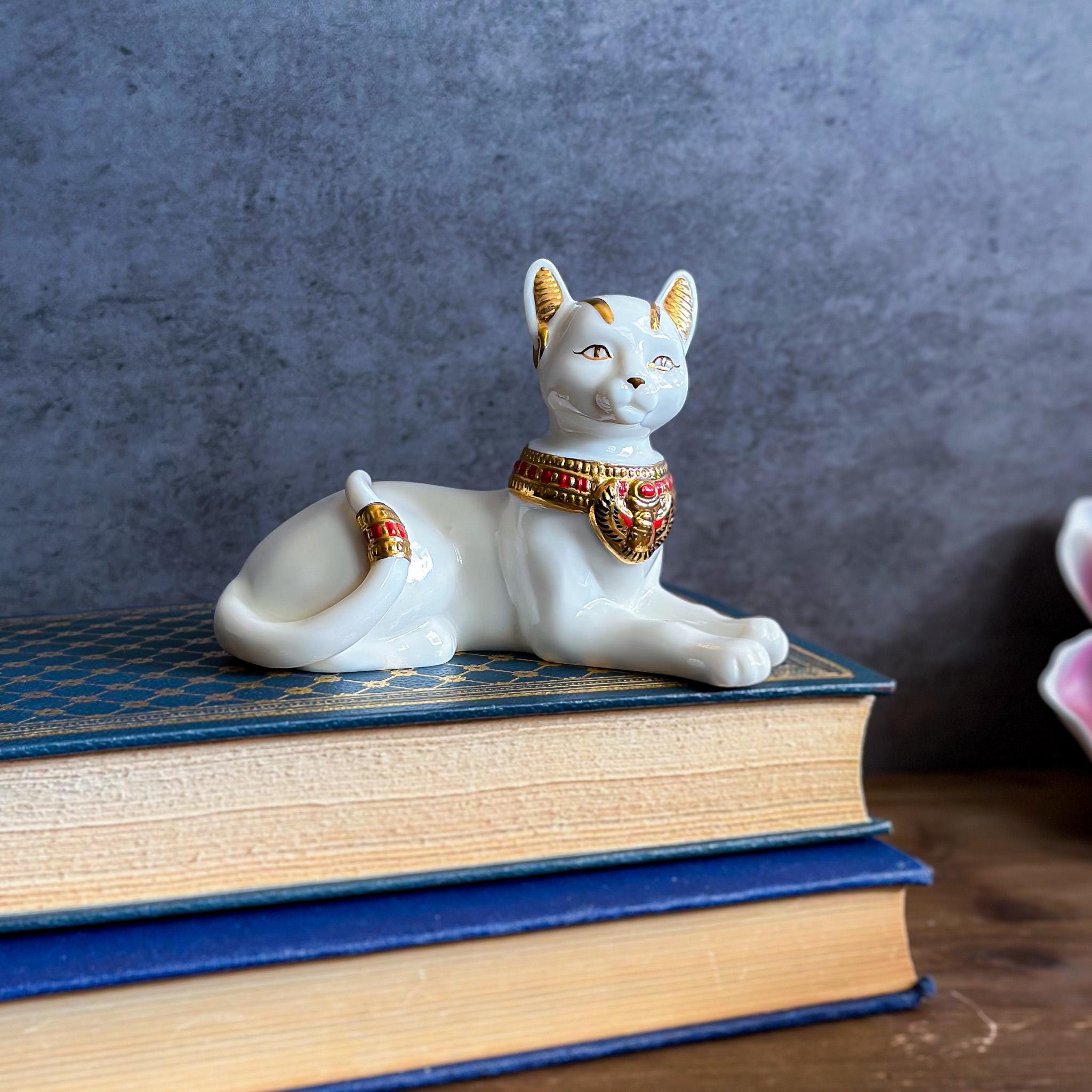 Lenox Cat Figurine - Etsy